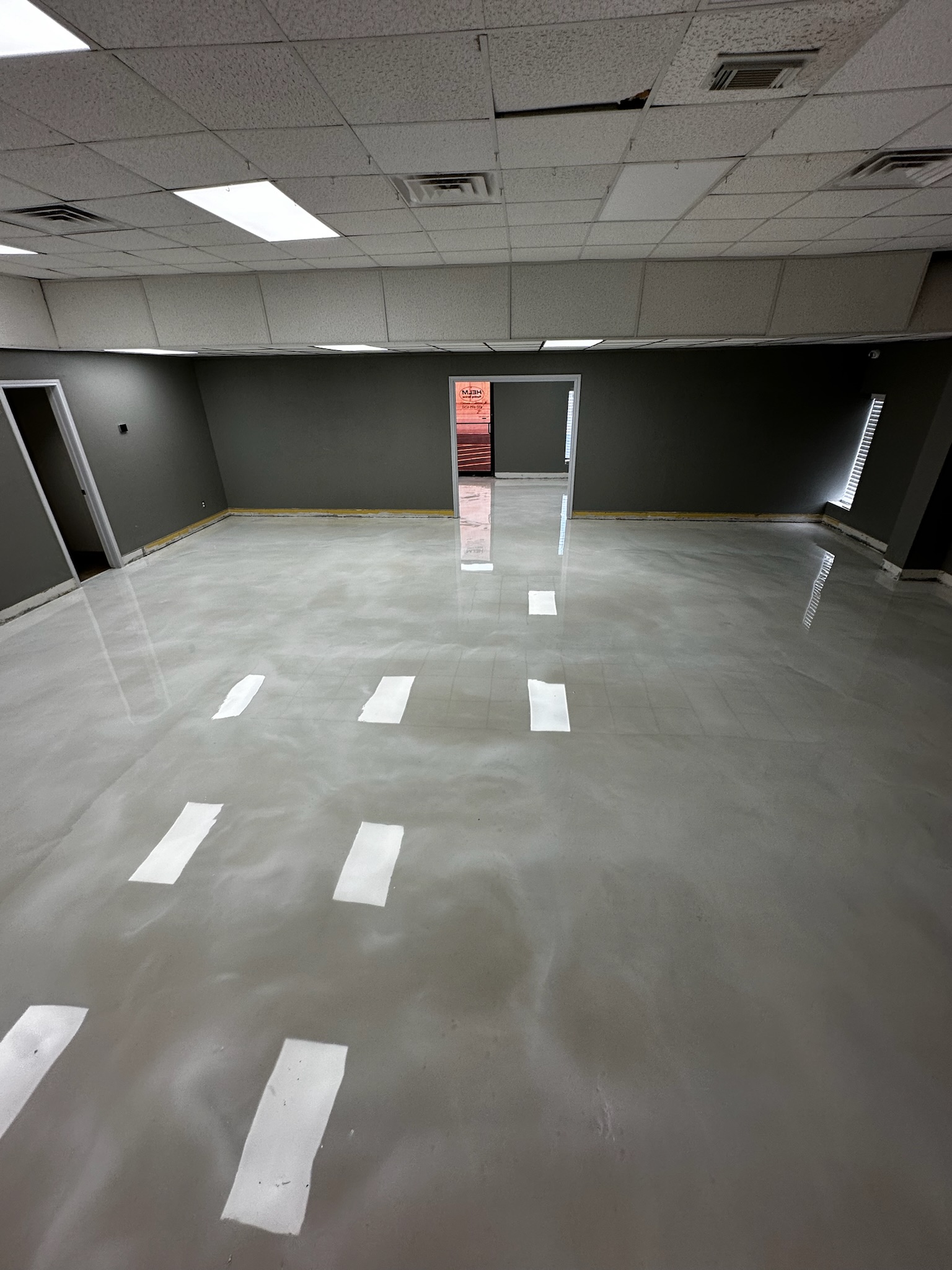 Completed concrete grinding work by Mint Concrete Polishing in Scottsdale, Arizona