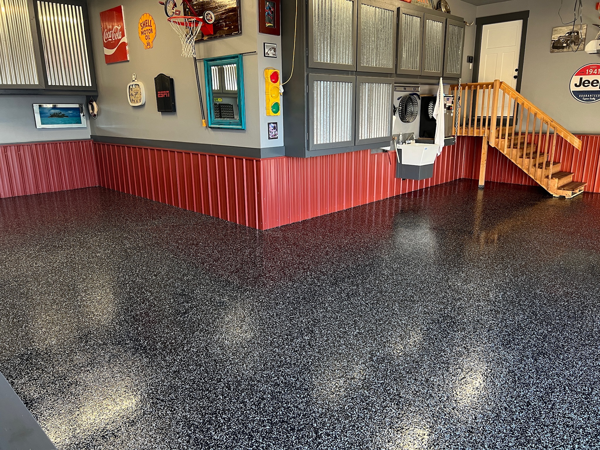 Completed polished concrete restoration by Mint Concrete Polishing in Mesa, Arizona