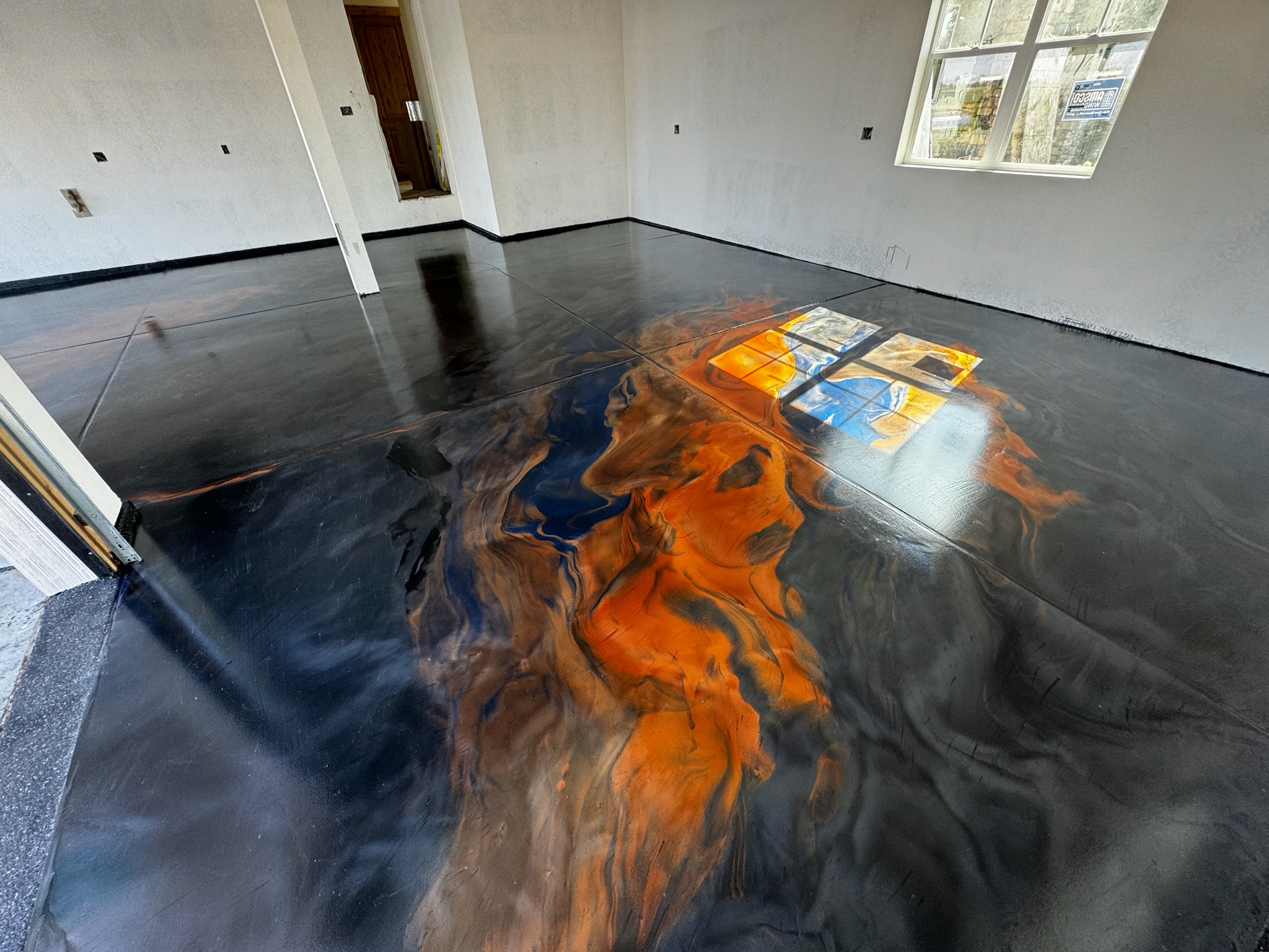 Completed warehouse polished concrete by Mint Concrete Polishing in Scottsdale, Arizona